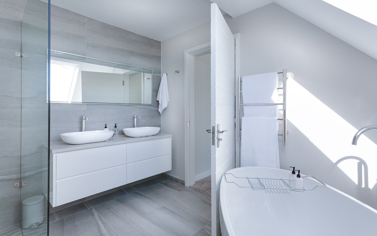 Clean bathroom image